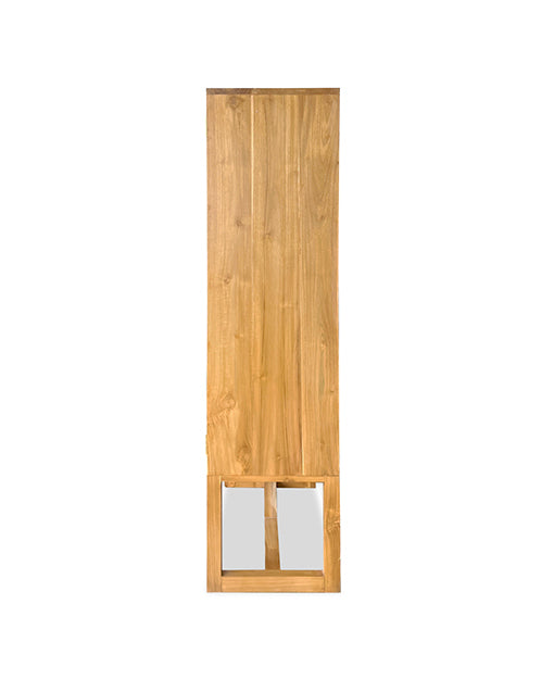 Abbagail Teak Cabinet Rattan