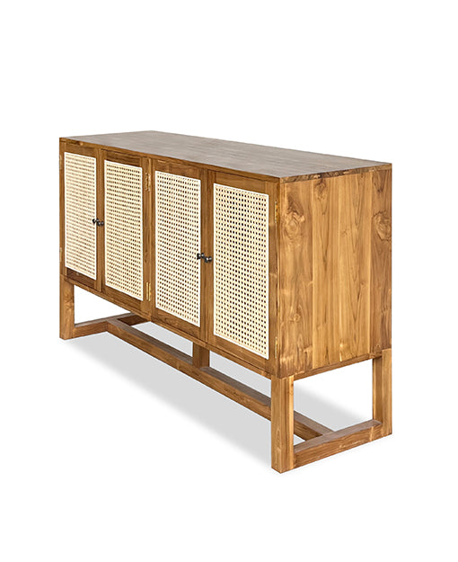 Adalaide Teak Sideboard Rattan