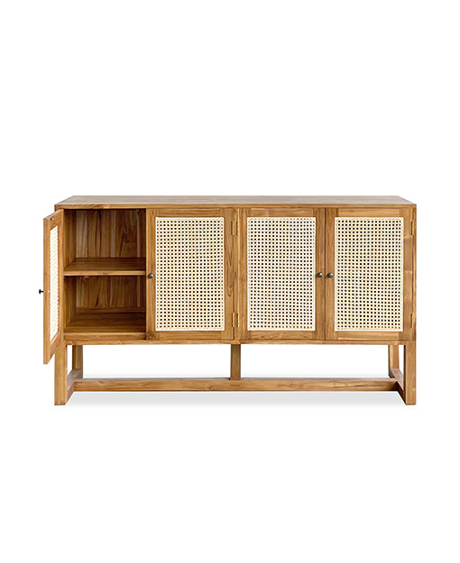 Adalaide Teak Sideboard Rattan