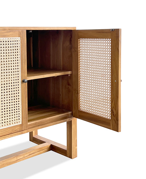 Adalaide Teak Sideboard Rattan