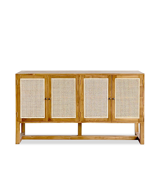 Adalaide Teak Sideboard Rattan