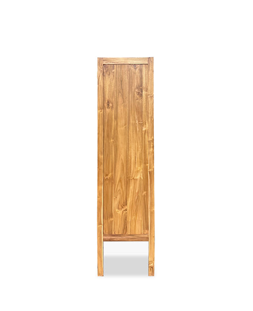 Adreanna Teak Cabinet Rattan