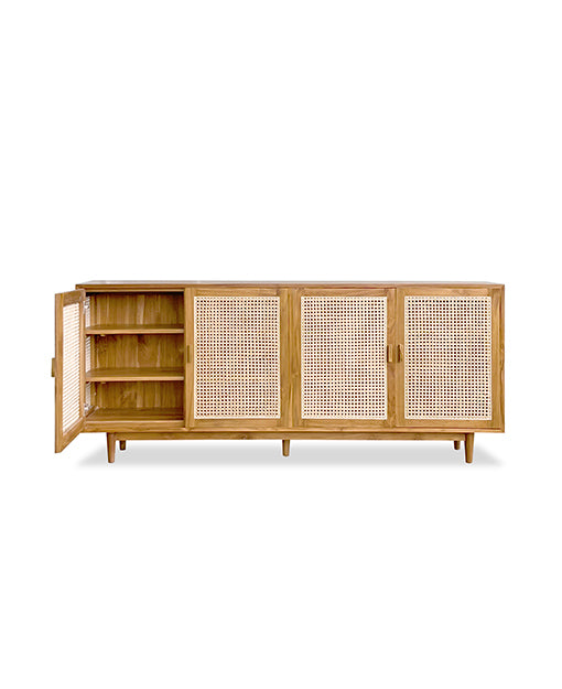 Adriann Teak Buffet Rattan