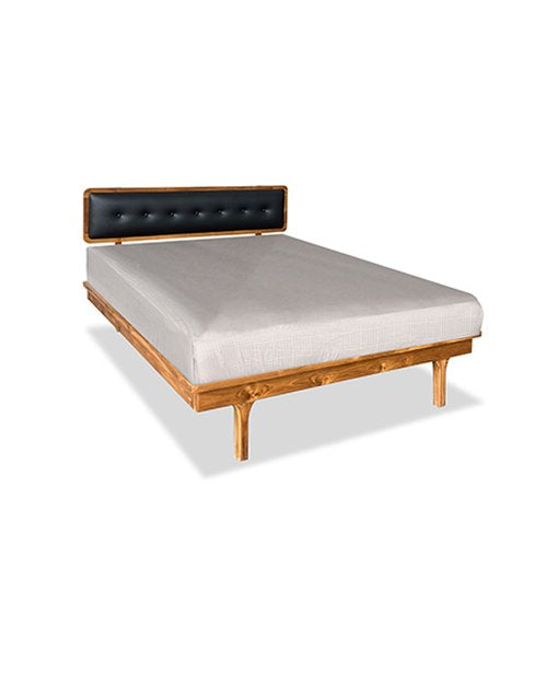 Adysen Teak Platform Bed Frame King