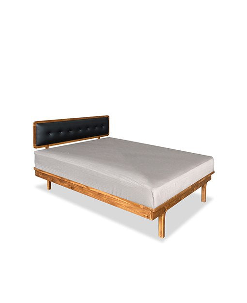 Adysen Teak Platform Bed Frame Queen