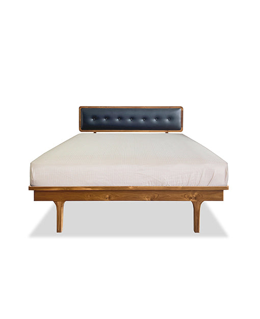 Adysen Teak Platform Bed Frame King