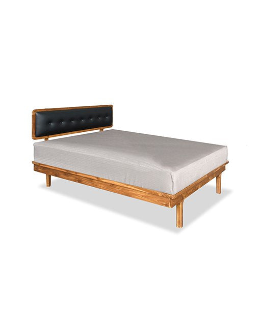 Adysen Teak Platform Bed Frame King