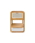 Aero Teak Side Table Rattan