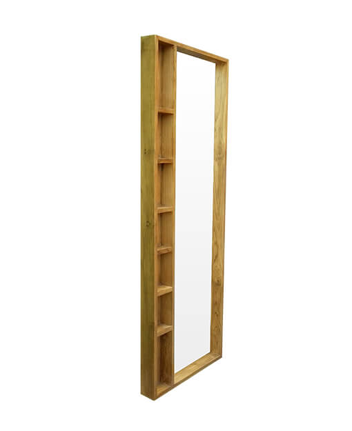 Aleeza Teak Full Length Leaning Mirror