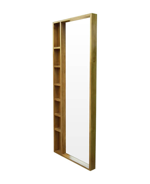 Aleeza Teak Full Length Leaning Mirror
