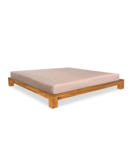 Bretton Teak Platform Bed Frame Queen