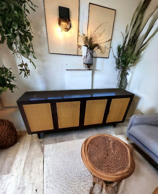 Adriann Teak Buffet Rattan